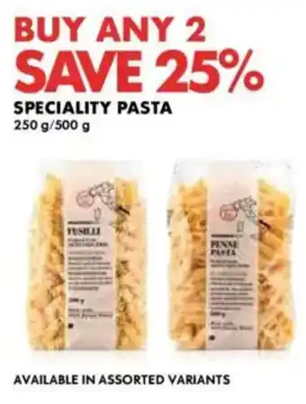 Woolworths Speciality pasta offer