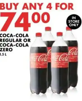 Woolworths Coca-cola regular or coca-cola zero offer