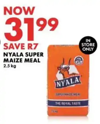 Woolworths Nyala super maize meal offer