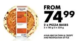 Woolworths Pizza bases offer