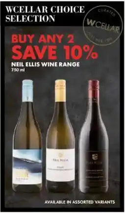 Woolworths Neil ellis wine range offer