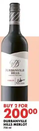 Woolworths Durbanville hills merlot offer