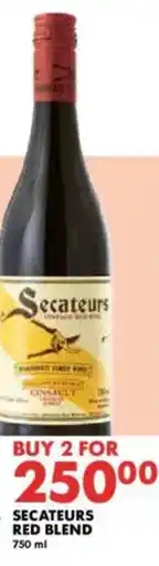 Woolworths Secateurs red blend offer