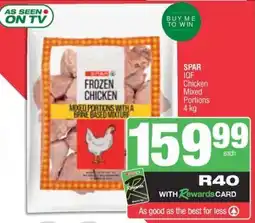 Spar SPAR IQF Chicken Mixed Portions offer