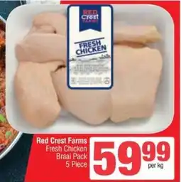 Spar Red Crest Farms Fresh Chicken Braai Pack offer