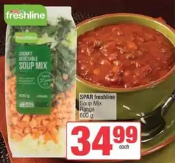 Spar SPAR freshline Soup Mix Range offer