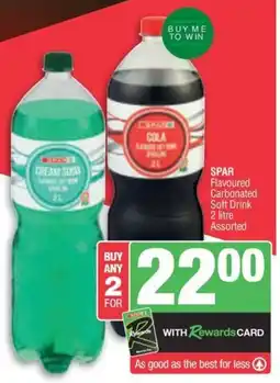Spar SPAR Flavoured Carbonated Soft Drink Assorted offer