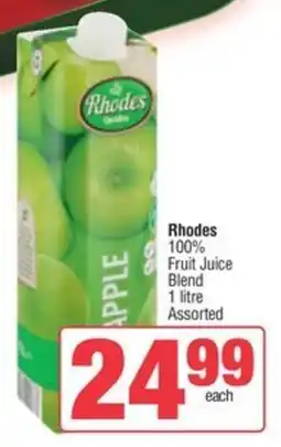 Spar Rhodes 100% Fruit Juice Blend Assorted offer