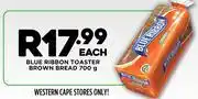 Fresh Stop Blue Ribbon Toaster Brown Bread-700g offer