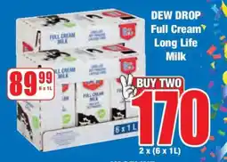 Boxer DEW DROP Full Cream Long Life Milk offer