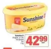 Spar SUNSHINE D offer