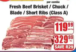 Boxer Fresh Beef Brisket / Chuck / Blade / Short Ribs (Class A) offer