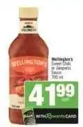Spar Wellington's Sweet Chilli or Jalapeno Sauce offer