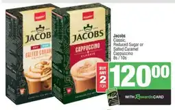 Spar Jacobs Classic, Reduced Sugar or Salted Caramel Cappuccino offer