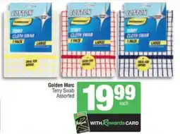 Spar Golden Marc Terry Swab Assorted offer