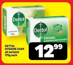 Usave Dettol hygiene soap all variants offer