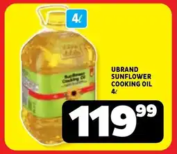 Usave Ubrand sunflower cooking oil offer