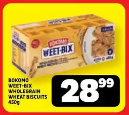 Usave Bokomo weet-bix wholegrain wheat biscuits offer