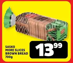 Usave Sasko more slices brown bread offer