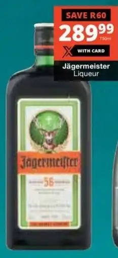Checkers Liquor Shop Jägermeister Liqueur offer