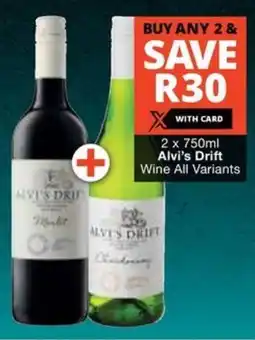 Checkers Liquor Shop Alvi's Drift Wine All Variants offer