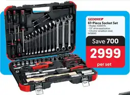 Makro Gedore 61-Piece Socket Set offer