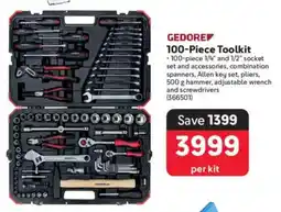 Makro Gedore 100-Piece Toolkit offer
