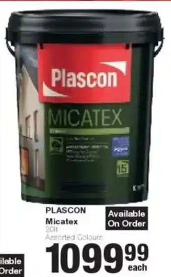 Build It Plascon Micatex offer
