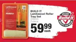 Build It BUILD IT Lambswool Roller Tray Set offer
