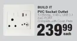 Build It BUILD IT PVC Socket Outlet offer