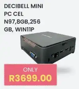 Matrix Warehouse Decibell mini pc cel n97, 8gb, 256gb, win11p offer