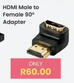 Matrix Warehouse Hdmi male to female 90° adapter offer