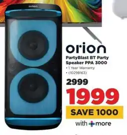HiFi Corp Orion PartyBlast BT Party Speaker PPA 3000 offer