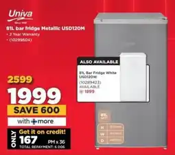 HiFi Corp Univa Bar fridge Metallic USD120M offer