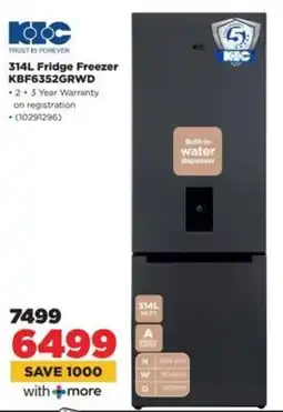 HiFi Corp KIC Fridge Freezer KBF6352GRWD offer