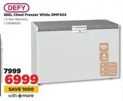 HiFi Corp DEFY Chest Freezer White DMF454 offer