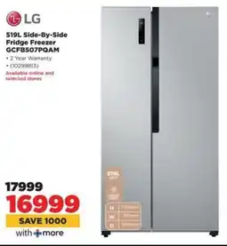 HiFi Corp LG Side-By-Side Fridge Freezer offer