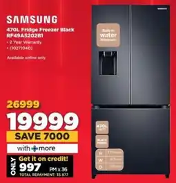 HiFi Corp SAMSUNG Fridge Freezer Black offer