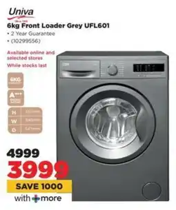 HiFi Corp Univa Front Loader Grey UFL601 offer