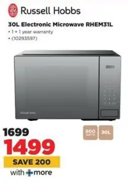 HiFi Corp Russell Hobbs Electronic Microwave RHEM31L offer