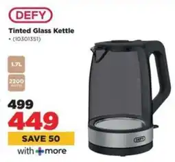 HiFi Corp DEFY Tinted Glass Kettle offer
