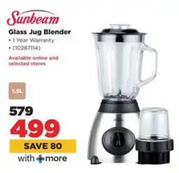 HiFi Corp Sunbeam Glass Jug Blender offer