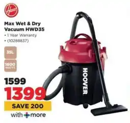HiFi Corp Hoover Max Wet & Dry Vacuum HWD35 offer