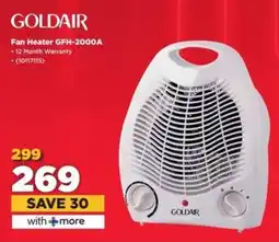 HiFi Corp GOLDAIR Fan Heater GFH-2000A offer