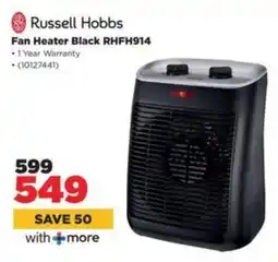 HiFi Corp Russell Hobbs Fan Heater Black RHFH914 offer