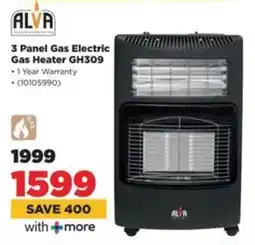 HiFi Corp ALVA 3 Panel Gas Electric Gas Heater GH309 offer
