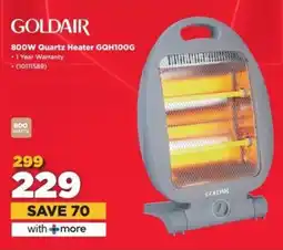 HiFi Corp Goldair 800W Quartz Heater GQH100G offer