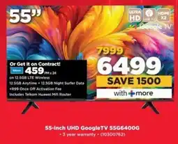 HiFi Corp SKYWORTH 55-inch UHD GoogleTV 55G6400G offer