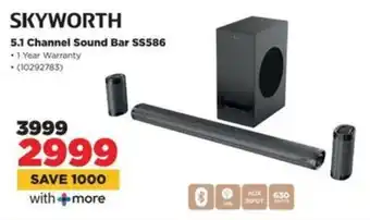HiFi Corp SKYWORTH 5.1 Channel Sound Bar SS586 offer