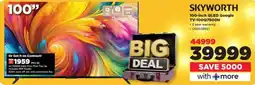 HiFi Corp SKYWORTH 100-inch QLED Google TV-100Q7800H offer